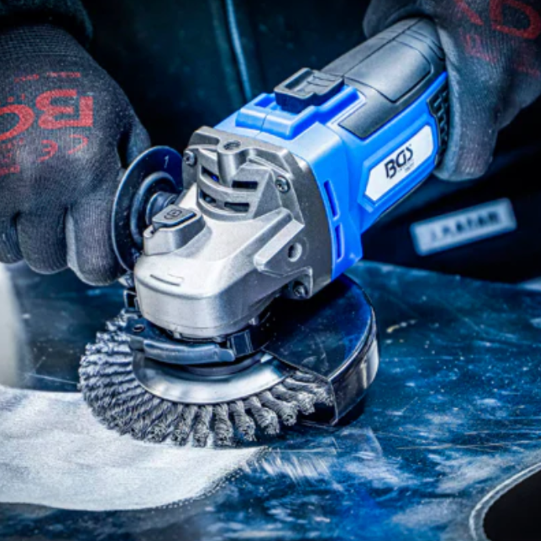 Radial y Pulidora a batería BGS | Discos | Accesorios | Batería