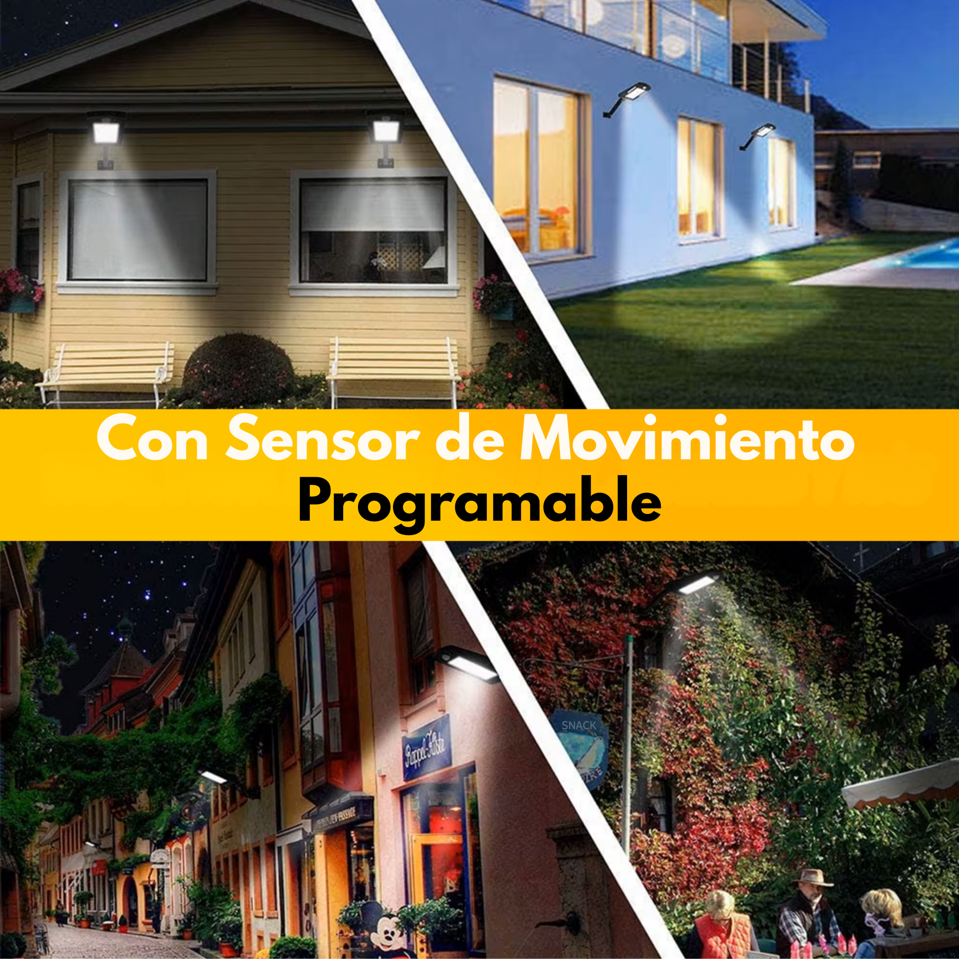 Foco Solar 750W – Potencia, Autonomía y Control Total