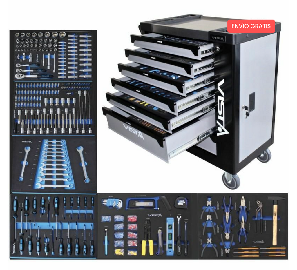 Carro de Herramientas Equipado Profesional | Vista Tools