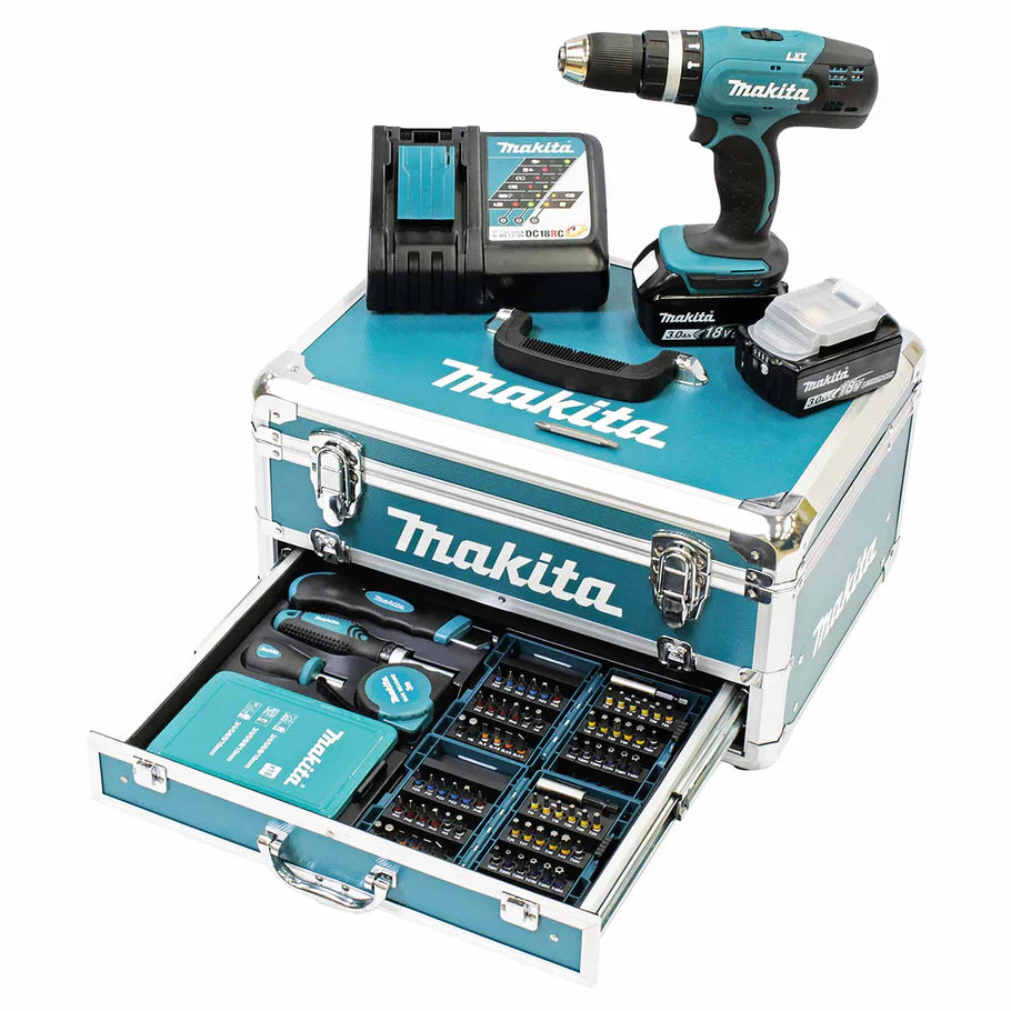 Taladro Makita a batería 24v "Maletín con Accesorios"