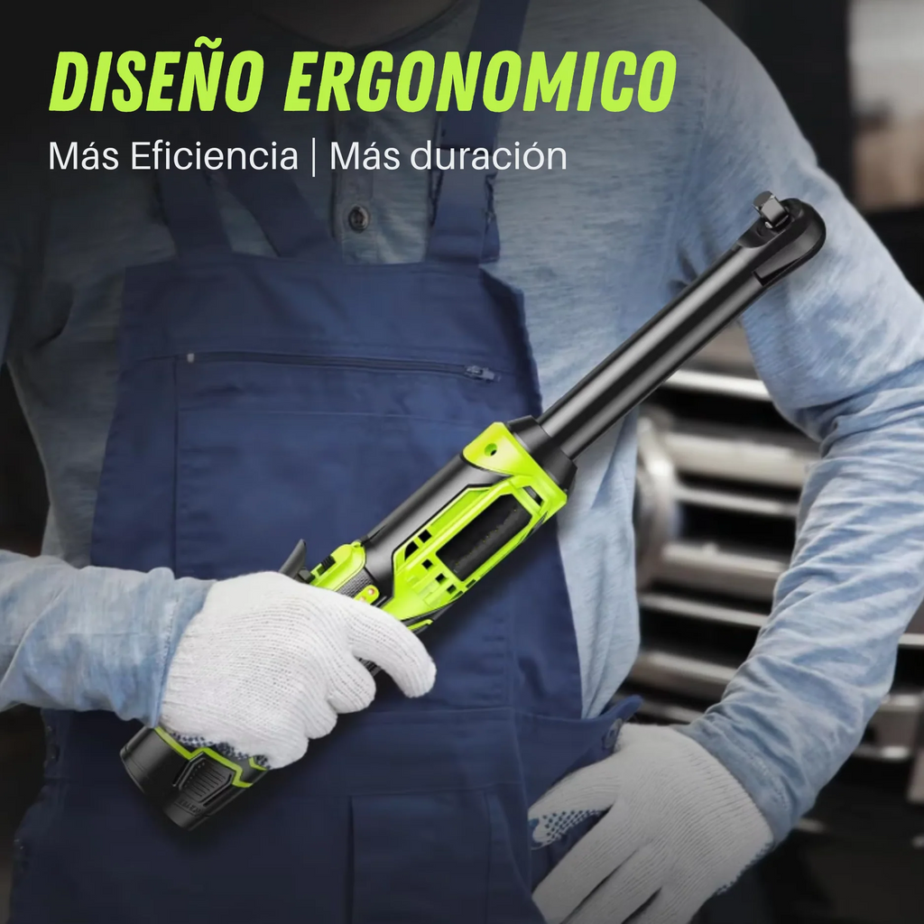 Carraca a Batería Eléctrica JBM | 2 Baterías y Accesorios Incluidos