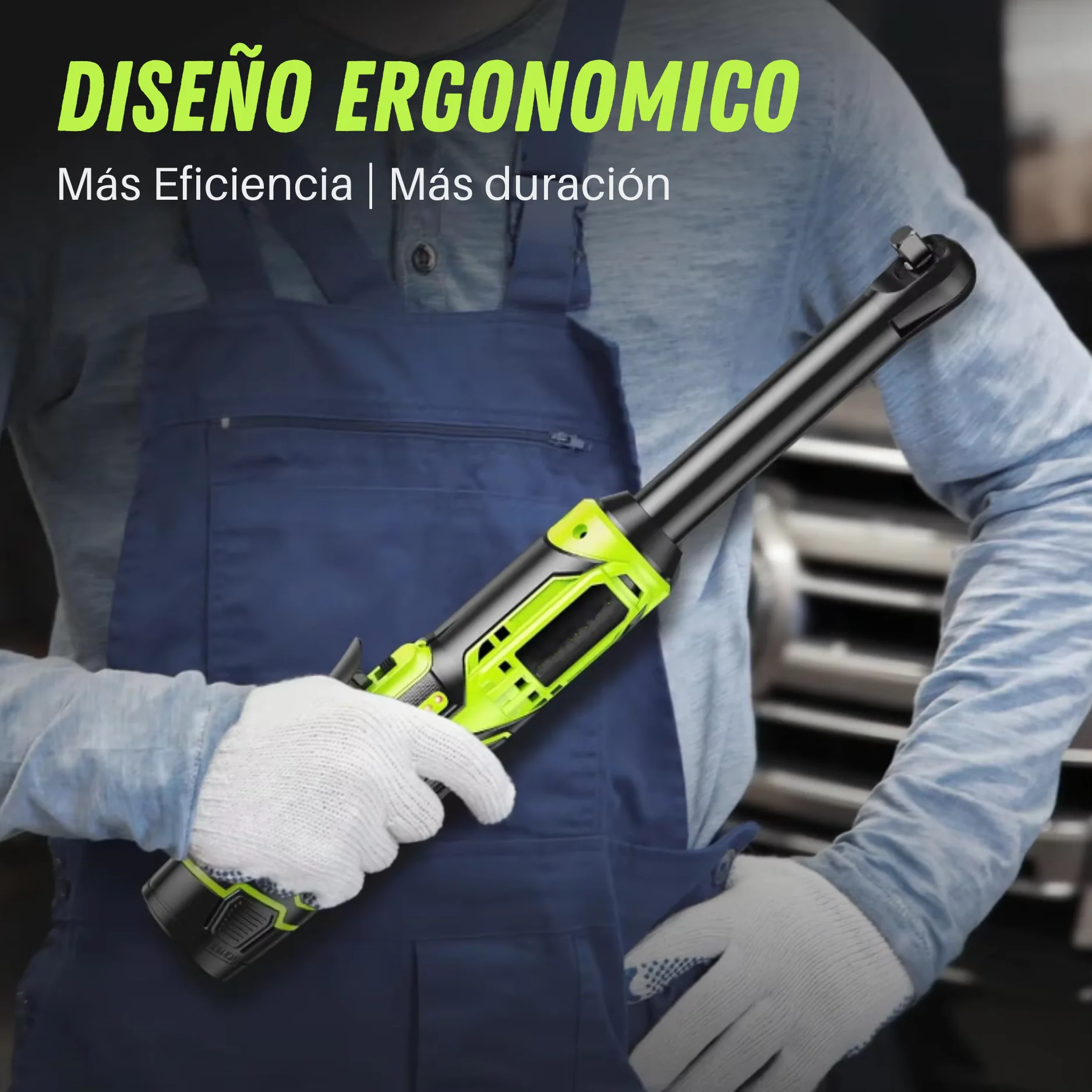 Carraca a Batería Eléctrica JBM | 2 Baterías y Accesorios Incluidos