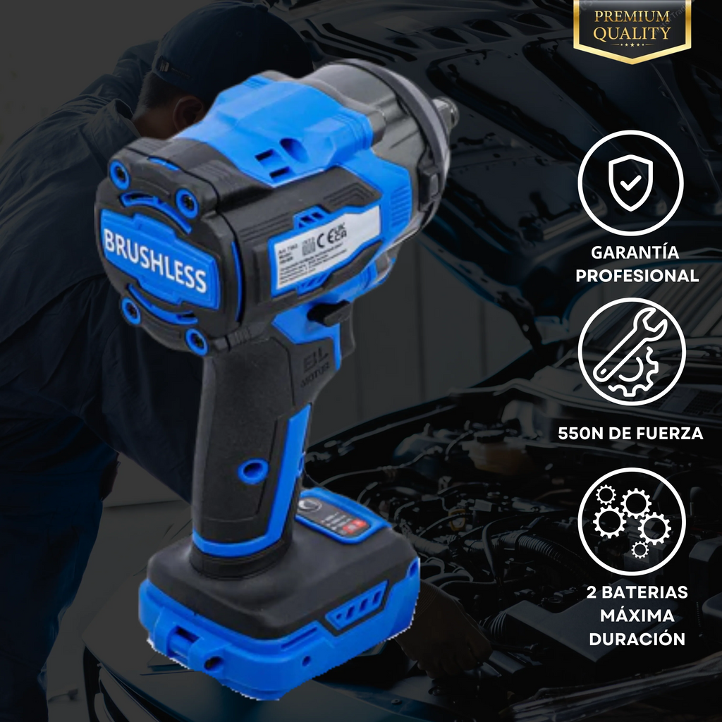 Pistola Percutor de Impacto [550NM] | Doble Batería Incluida