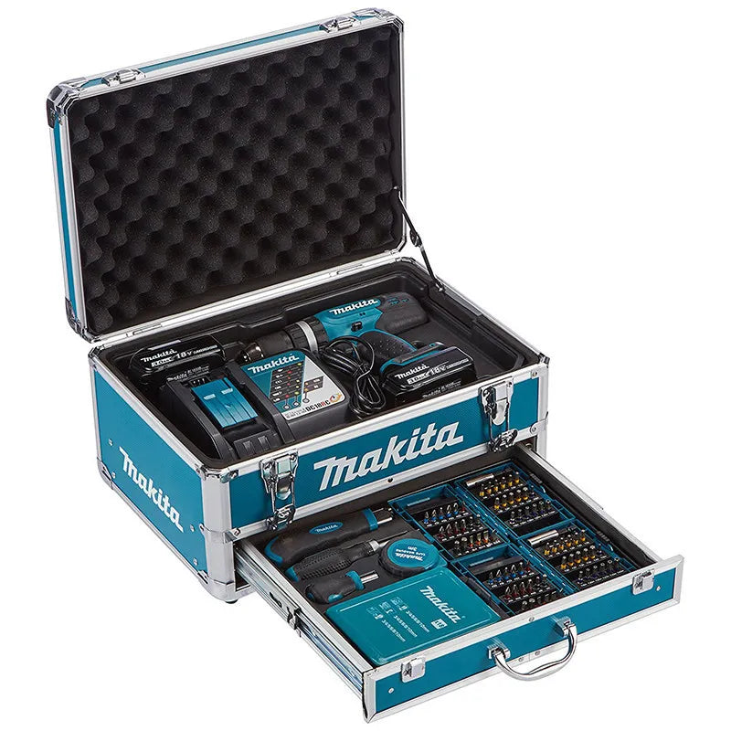 Taladro Makita a batería 24v "Maletín con Accesorios"